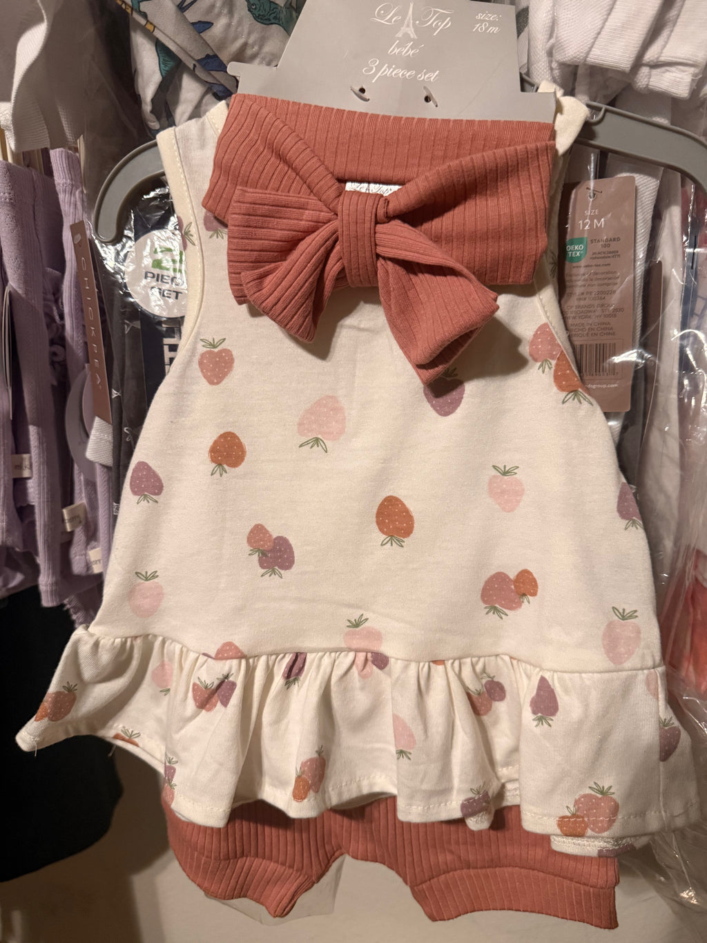 3 Piece set! Le Top Bebe!