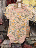 3 PIECE FLORAL PRINT ONESIES