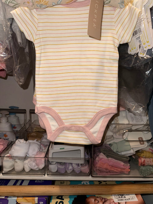 3 PIECE FLORAL PRINT ONESIES