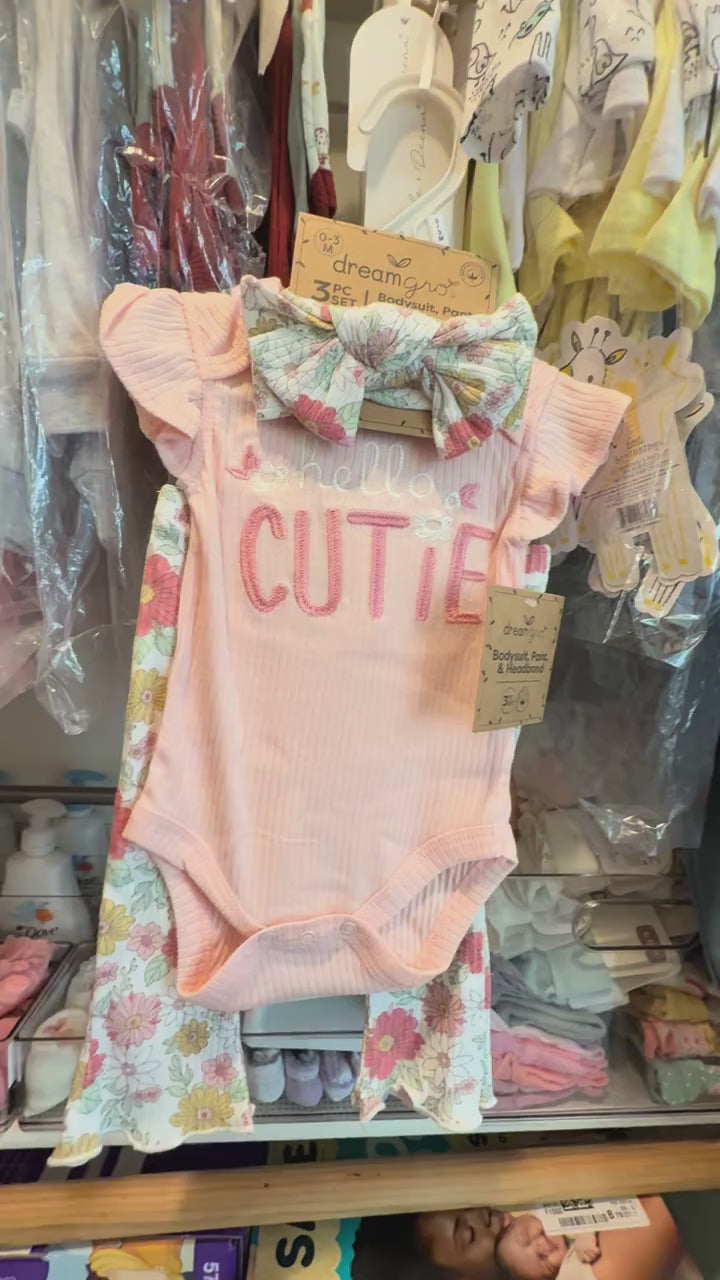 Hello Cutie 3 piece set
